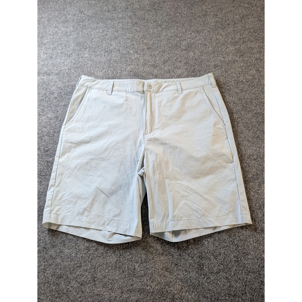 Onward Reserve Harris Performance Shorts Mens Size 36 Sky Blue Golf Stretch